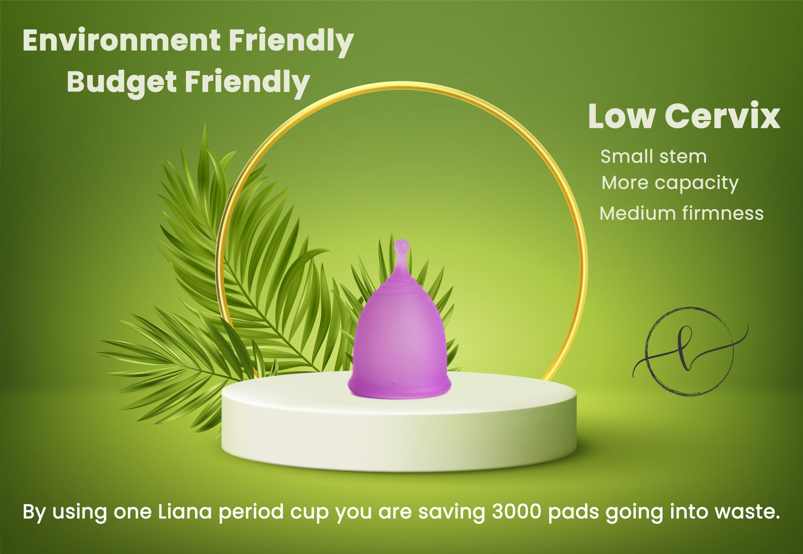 Liana low cervix period cup Liana low cervix period cup