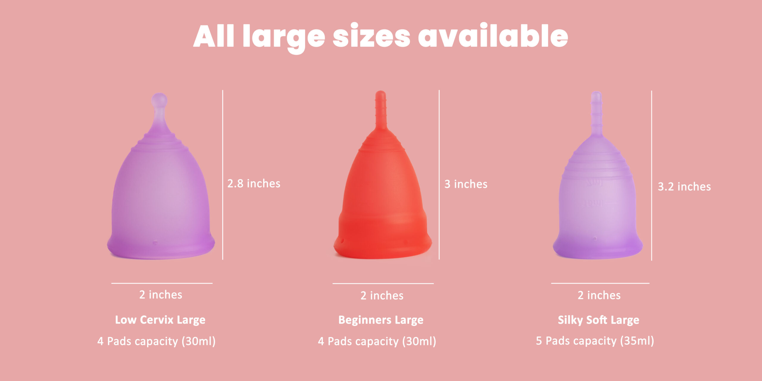 All Liana large cups